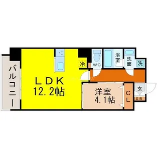 ルーエ池下【5階】の間取り