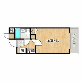 ロジュマン海塚1【7階】の間取り