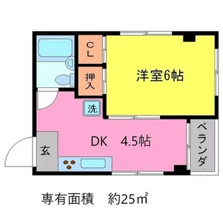 サニーヴィラ洛北【4階】の間取り