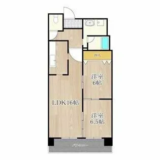 テン・フォーティ【6階】の間取り