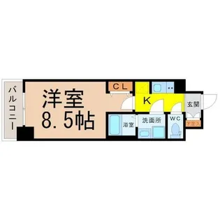 S-RESIDENCE金山WEST【6階】の間取り