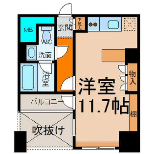 ドゥーエ大須【7階】の間取り