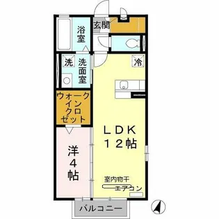 ポット マム【2階】の間取り