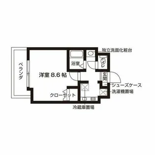 ウイステリア千種【2階】の間取り