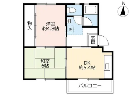UR鶴山台【0450205号室】の間取り