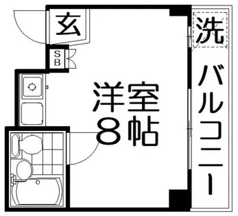 サンシャイン香里園Ⅱ【2階】の間取り