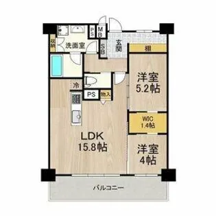 セノアタワー新大阪【7階】の間取り