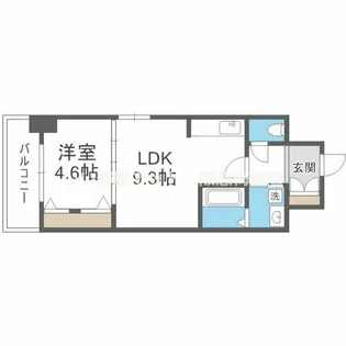 セノアタワー新大阪【8階】の間取り