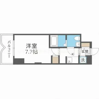セレニテ新大阪弐番館【10階】の間取り