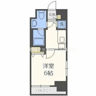 セイワパレス東三国駅前【8階】の間取り