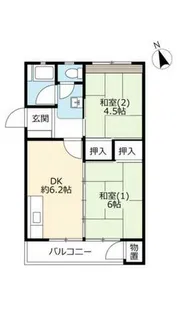 UR鈴蘭台第一【0150403号室】の間取り