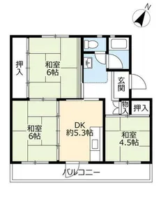 UR豊明【0200402号室】の間取り