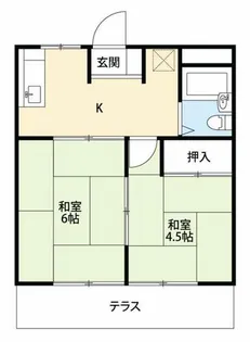 シャルマン芳川【2階】の間取り