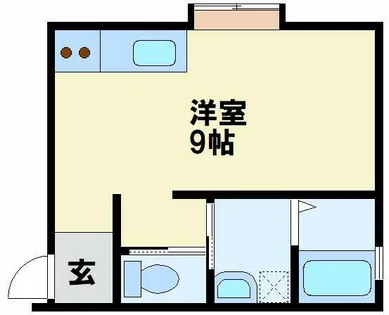 さくらステージ九工大前【101号室】の間取り