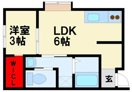 さくらステージ九工大前【105号室】の間取り