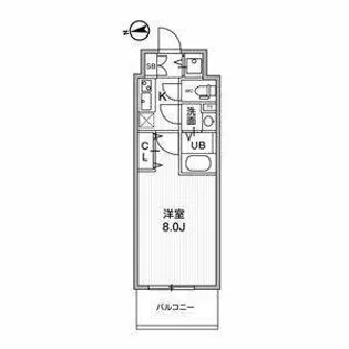 LaDouceur都島高倉町【9階】の間取り