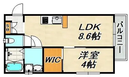 ブルーム【2階】の間取り
