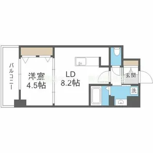 セノアタワー新大阪【3階】の間取り