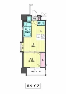 ラフィーネ葛原レスト【12階】の間取り