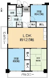 セントラルレジデンシャル603【6階】の間取り