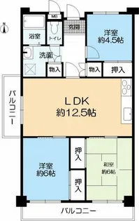 セントラルレジデンシャル603【6階】の間取り
