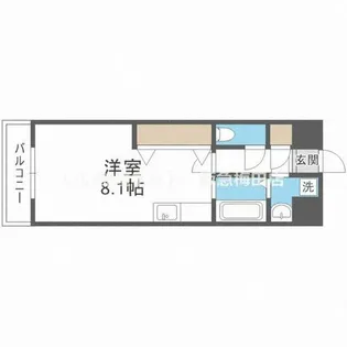 アーデン江坂Ⅱ【1階】の間取り