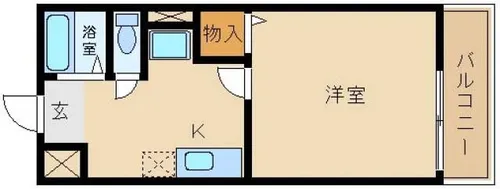 クレスト中町【2階】の間取り