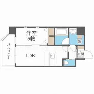 プレジオ江坂II【2階】の間取り