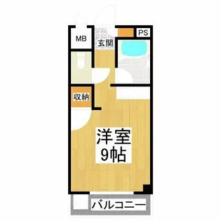 ベーレン水賀池【5階】の間取り