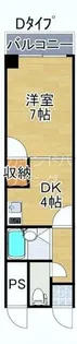 エフアール丸山通【1階】の間取り
