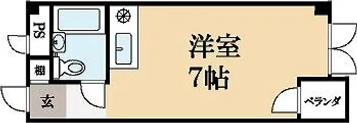 トライヤード【3階】の間取り