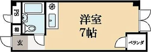 トライヤード【3階】の間取り