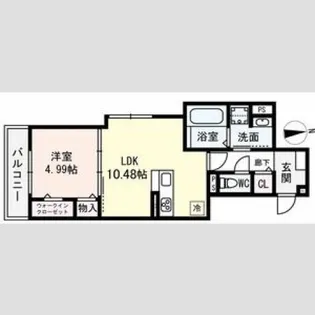 コンフォール畝傍【1階】の間取り