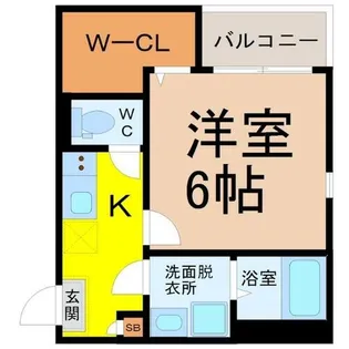 セレッサ八田【203号室】の間取り