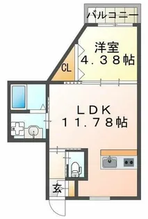 ブロンテ舞子台【1階】の間取り