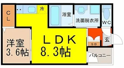 グレイス鶴舞【3階】の間取り