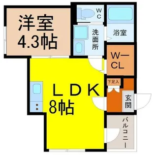 ミュゼ【302号室】の間取り