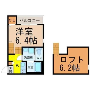 テラスサクラ瑞穂松園【105号室】の間取り