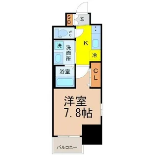 エステムコート名古屋今池アーバンゲート【6階】の間取り