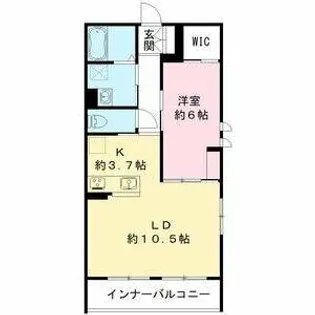 ティーメゾン グリシーヌ S棟【1階】の間取り