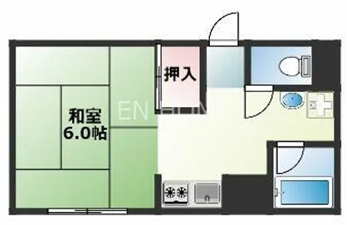 末広ビル【603号室】の間取り