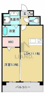 レトワール吉塚【502号室】の間取り