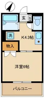 アライブ滝本【1階】の間取り