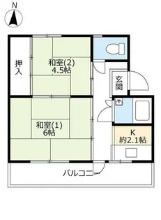 UR山本【40202号室】の間取り