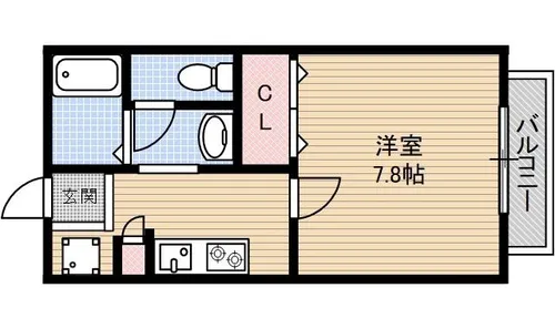 ネオメゾン小山A棟【107号室】の間取り