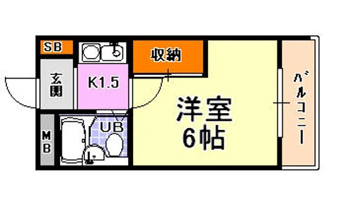 サニーヒル【2階】の間取り