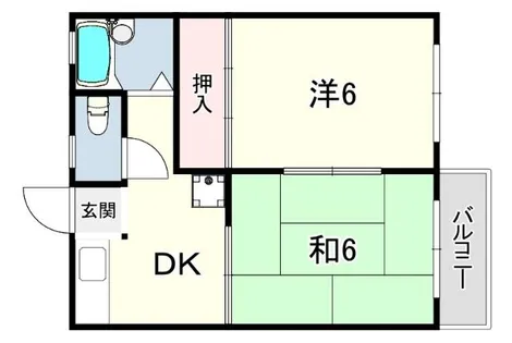 フォーブルふじ【2階】の間取り