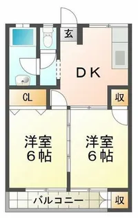 王居殿公社ビル【3階】の間取り
