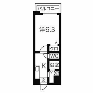 フレンドリー五反田【1階】の間取り