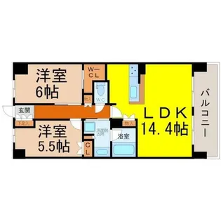 ラフィシア上前津【4階】の間取り